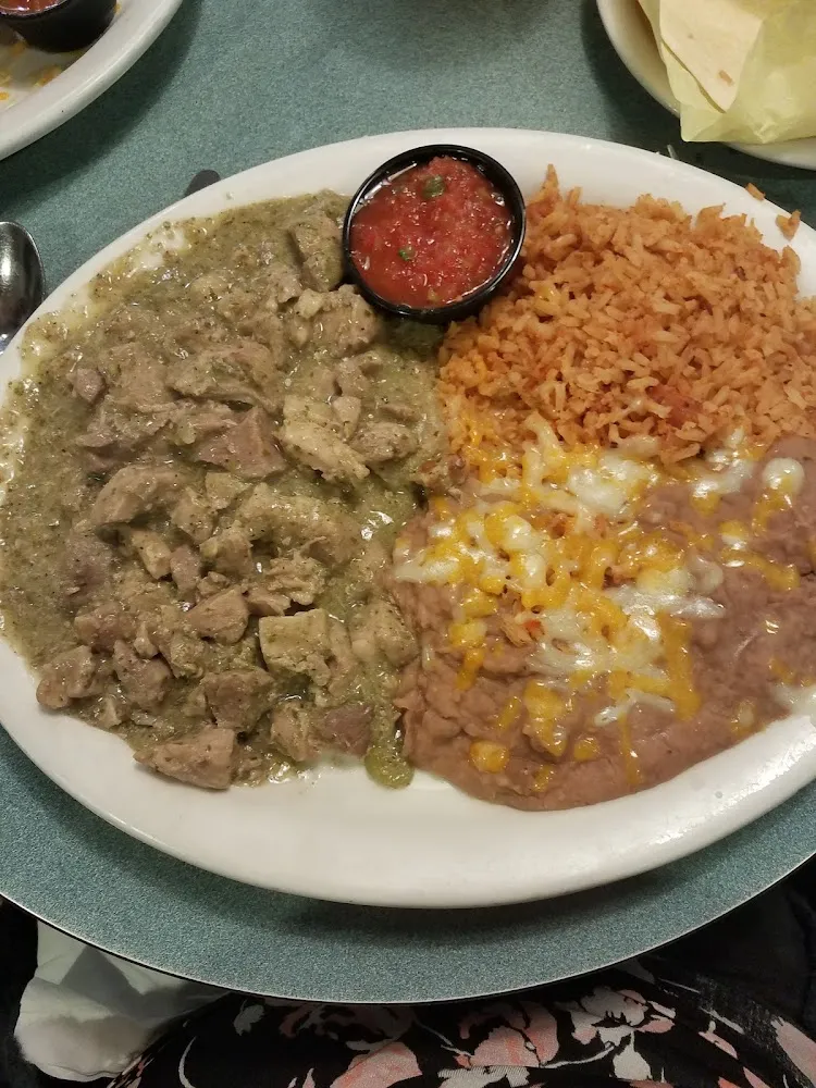 Chili Verde Plate